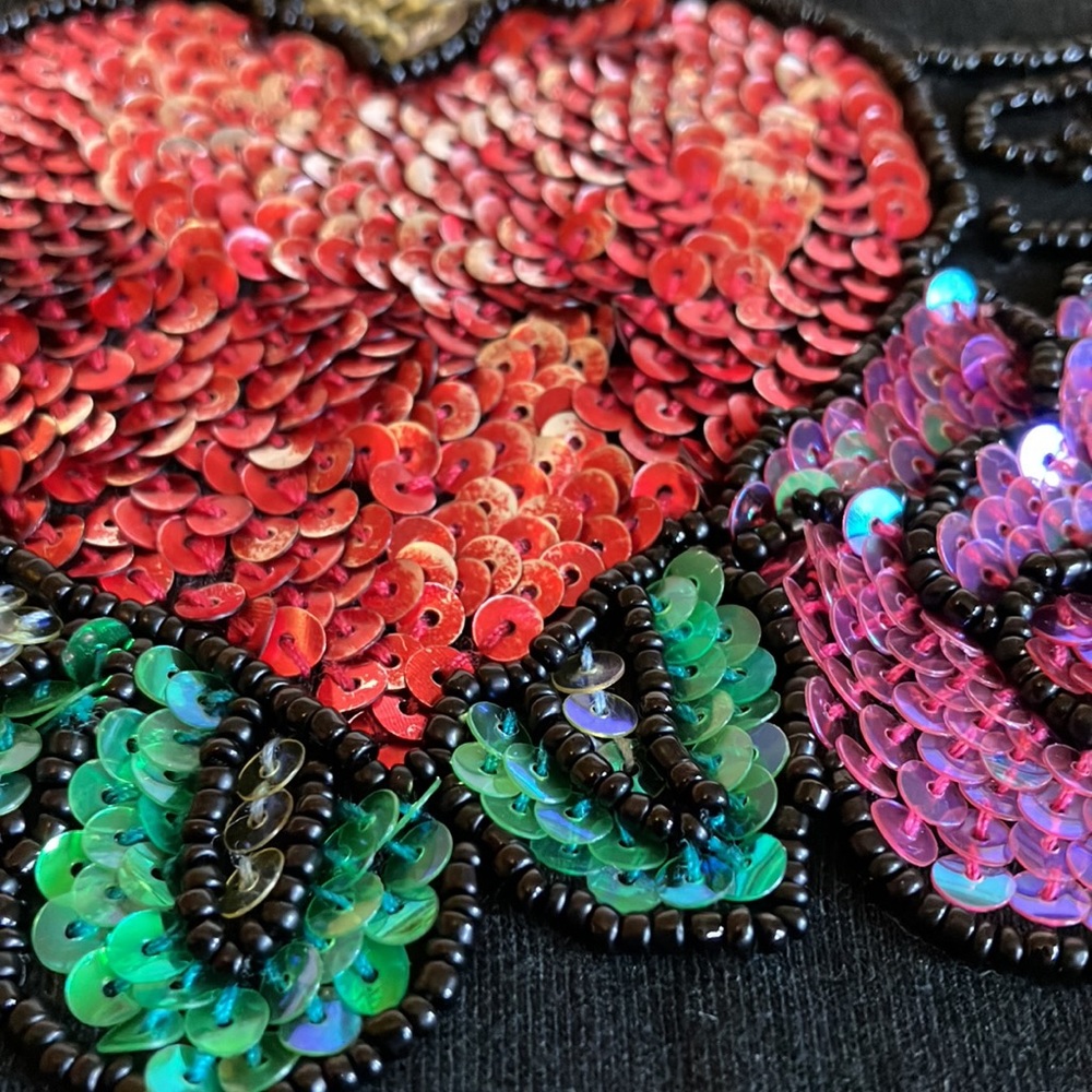 Sequins! Black, Rock Solid “Destiny” Tee. Size M. - image 5